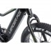 FAT E-BIKE Leader Fox BRAGA 26", 2021-1 20" ČERNÁ MAT/ZELENÁ