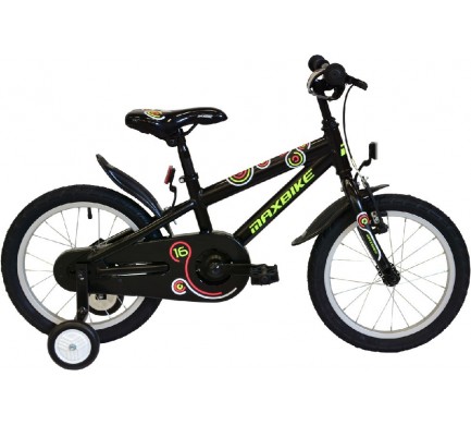 Dětské kolo 16" MAXBIKE matně černá