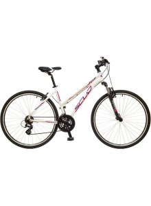 Crossové kolo 28" SCUD Tilia Lady 18" Altus 3x7 V-Brake white-violet