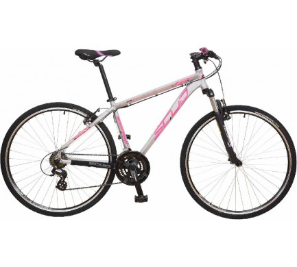 Crossové kolo 28" SCUD Tilia 17" Altus 3x7 V-Brakes grey-pink Crossové kolo 28" SCUD Tilia 17" Altus 3x7 V-Brakes grey-pink