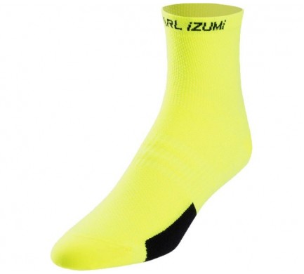 Ponožky Pearl Izumi Elite sock fluo yellow - L 7 - 9,5 UK