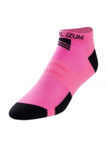 Ponožky Pearl Izumi W`S Elite Low fluo pink - S 2,5 - 4 UK