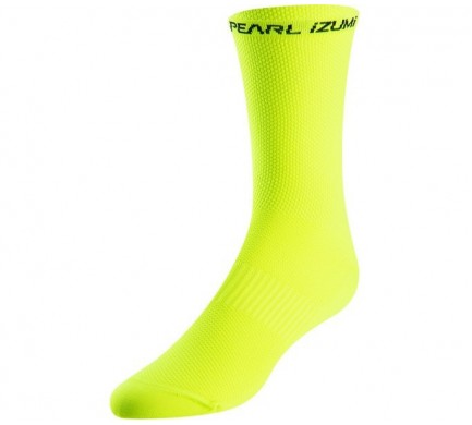 Ponožky Pearl Izumi Elite Tall sock fluo yellow XL (44+)
