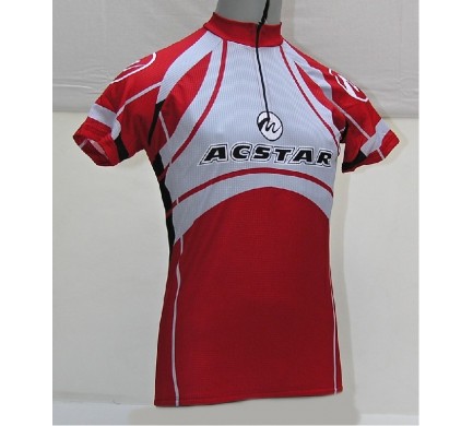 Dres V-RIDER Acstar krátký rukáv red