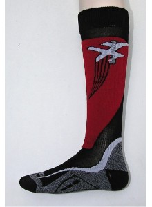 Ponožky SAL.X Wing black/red