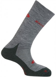 Ponožky SAL.Classic trek 2 grey/anthracite/red