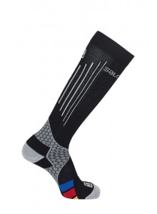 Ponožky SAL.Nordic compression black/grey XL 19/20
