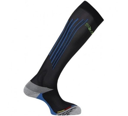 Ponožky SAL.Winter compression black/blue