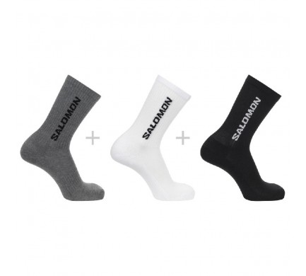 Ponožky Salomon Everyday crew 3 pack black/white/grey XL