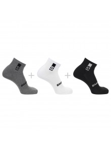 Ponožky SAL.Everyday ankle 3pack bk/wh S