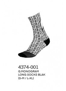 Ponožky GAERNE Monogram Long black S-M