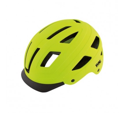 Přilba WAG City neon yellow M/55-58 cm