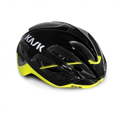 Přilba KASK Protone black/yellow fluo M/52-58 cm