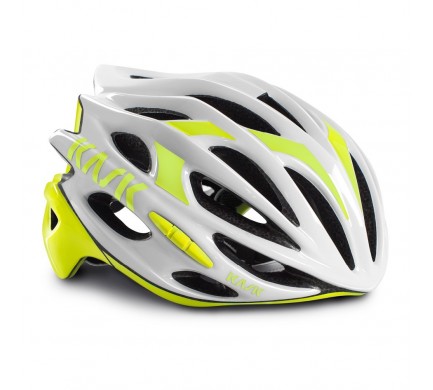 Přilba KASK Mojito 16 white/yell. fluo vel.M 48-58