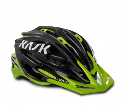 Přilba KASK Vertigo XC black/lime vel. L 59-62cm