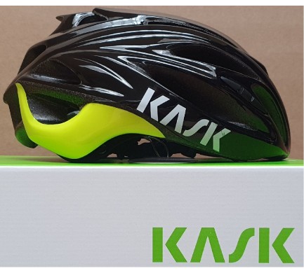 Přilba KASK Rapido black/yellow fluo L/59-62 cm