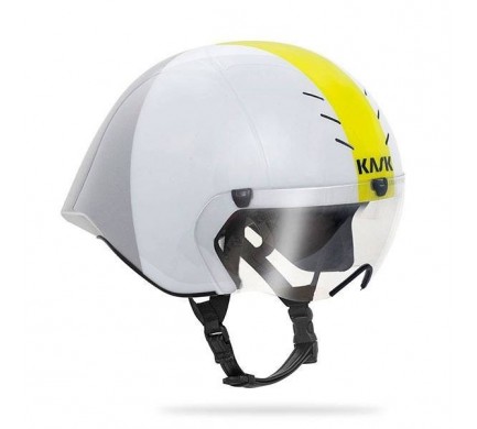 Přilba KASK Mistral white-silver (yell)vel.M 55-58 Přilba KASK Mistral white-silver (yell)vel.M 55-58