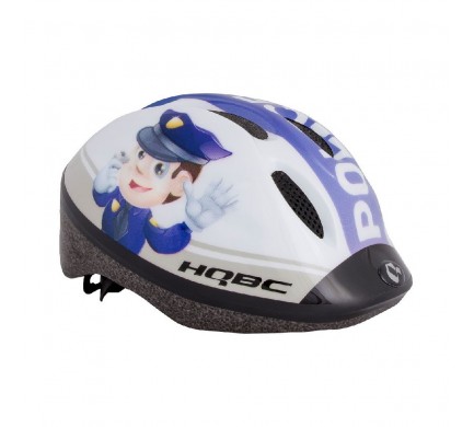 Přilba dětská HQBC FUNQ S Policeman bílá 48-54 cm