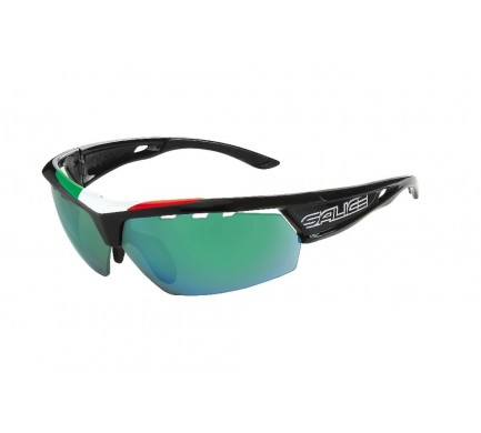 Brýle SALICE 005ITA black/RW green/transparent