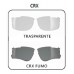 Brýle SALICE 017ITACRX white/RWblue/clear+CRXsmoke