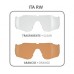 Brýle SALICE 018RW white-blue/RWblue/clear + orange