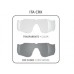 Brýle SALICE 018ITACRX black/RWyellow/clear+CRXsmo