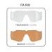 Brýle SALICE 018RW black-white/RW black/clear + orange