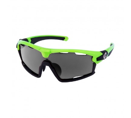 Brýle HQBC Qert Plus FF reflexní zelené + čirá a duhová