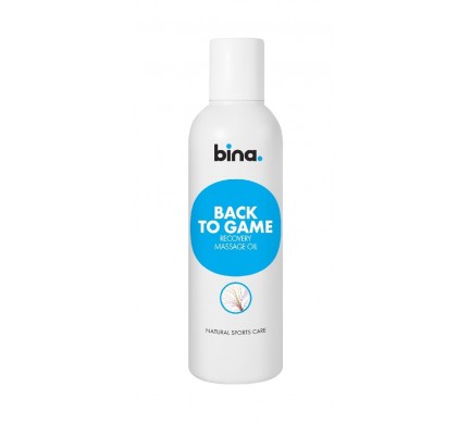 BINA Back to game regenerační masážní olej 200 ml