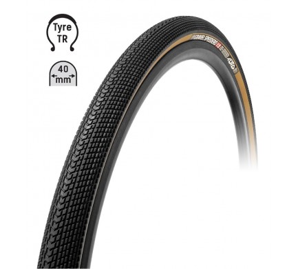 Plášť TUFO Gravel Speedero 40-622 kevlar, TLR černá/béžová