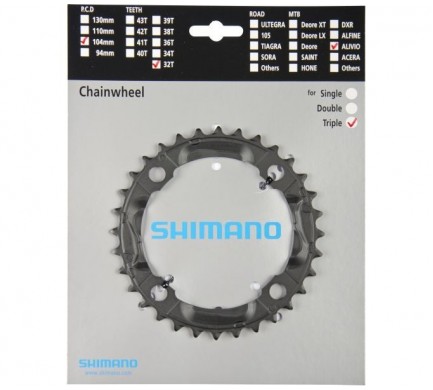 Převodník Shimano Alivio FCM430-9 32z černý, 3x9 speed