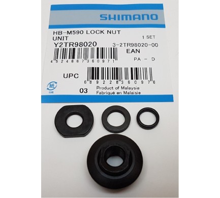 Kónus Shimano přední pravý/levý náboje M590+matice+podložka