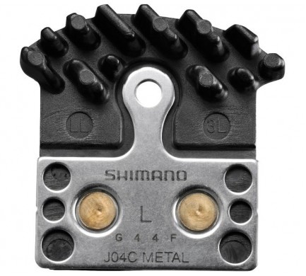 Brzdové destičky Shimano J04C XTR, XT, SLX kovové s chladičem (v sáčku)