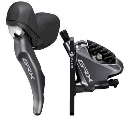 Řadící+brzdové páky Shimano kotoučová/hydraulická GRX-RX810 přední