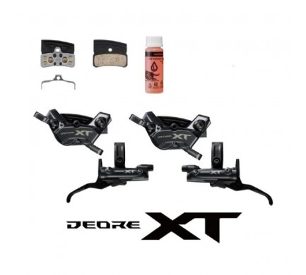 Brzdové třmeny + páky SH XT M8220 přední + zadní