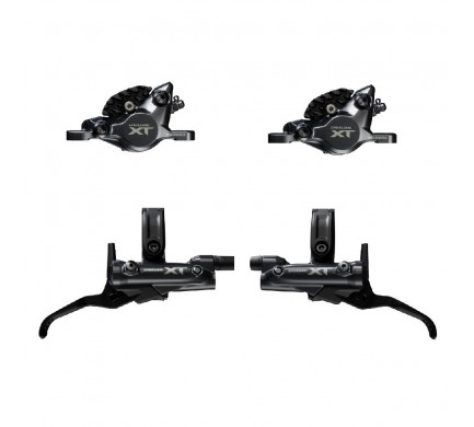 Brzdové třmeny + páky SH XT M8200 přední + zadní