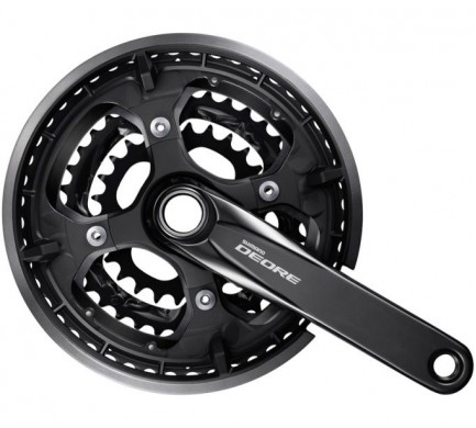 Kliky Shimano Deore FCT6010 Hollowtech II black 175/48-36-26 kryt