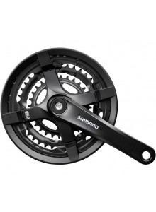 Kliky Shimano TY501 čtyřhran 48-38-28/175 kryt černé