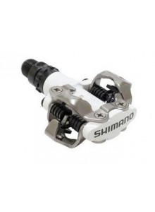 Pedály SHIMANO PDM520 oboustranné SPD bílé