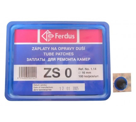 Záplata FERDUS ZS0 průměr 16mm