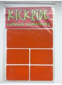 Samolepka KICKRIDE reflexní oranžová