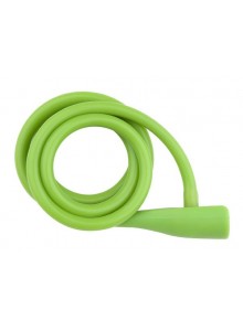 Zámek PRO-T lanko 1350x10mm spirála zelený silicon
