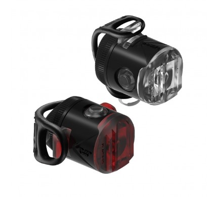 Sada světel na kolo LEZYNE Femto Drive Pair USB černé