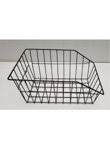 Koš na nosič zadní zkosený 275x430mm černý