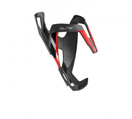 Košík na láhev ELITE Vico Carbon new black/red matt