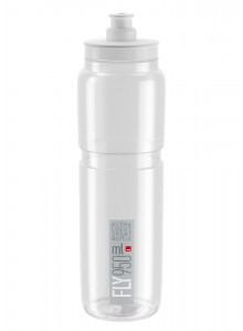 Láhev ELITE 0,95l Fly transparentní/šedé logo
