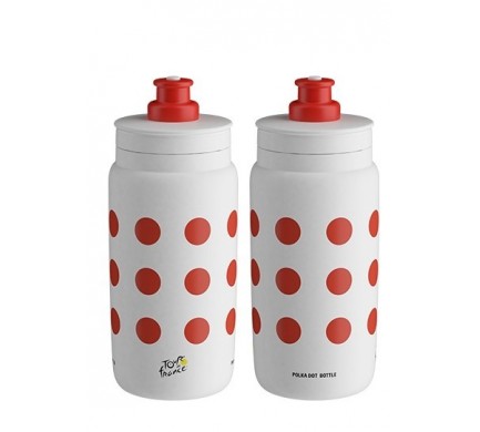 Láhev ELITE 0,5l Fly TdF RED POLKA DOT