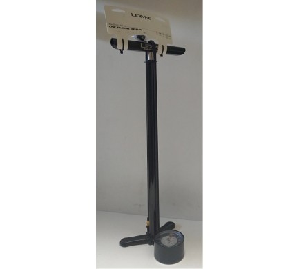 Pumpa LEZYNE CNC Floor Drive black ABS žlutá konco Pumpa LEZYNE CNC Floor Drive black ABS žlutá konco