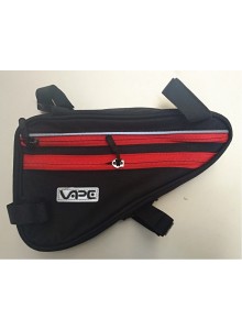 Taška VAPE plochá trojúhelníková 5 kapes červená