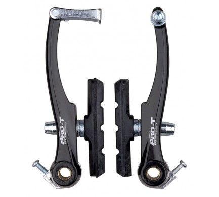 Brzdové čelisti PRO-T EVO AL V-brake černé Brzdové čelisti PRO-T EVO AL V-brake černé